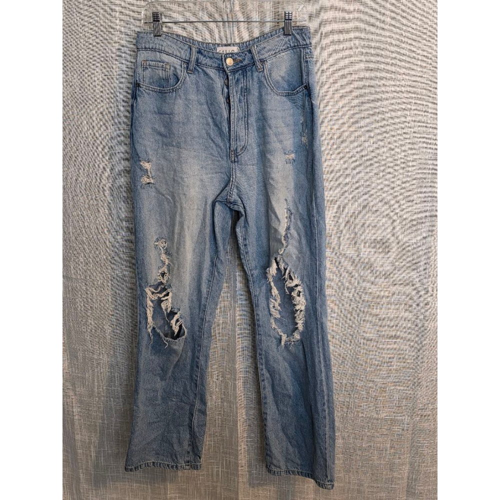 Women's CELLO Jeans Size 9‎ Blue Distressed